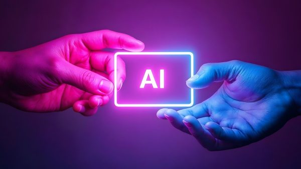Graphic illustrating AI versus human content with neural network and human brain representing the article 'AI Content vs Human Content: Is Your Blog Losing Its Soul?' on Host Easy (Australian web hosting)