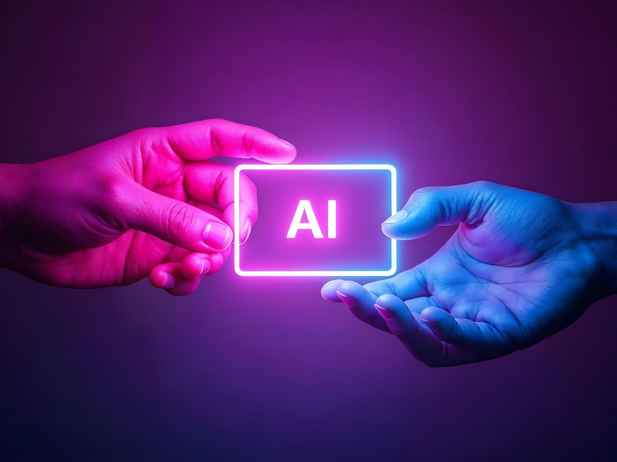 Graphic illustrating AI versus human content with neural network and human brain representing the article 'AI Content vs Human Content: Is Your Blog Losing Its Soul?' on Host Easy (Australian web hosting)