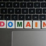 Illustration of a person selecting a domain name on a screen representing the article on how to choose a domain name on Host Easy (Australian web hosting)